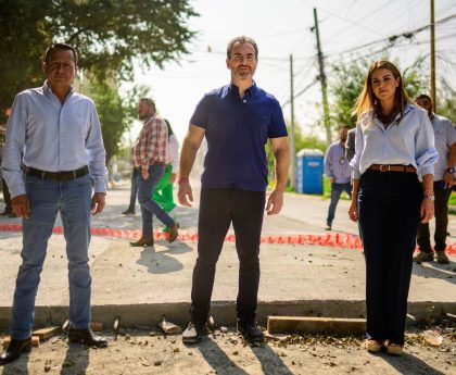 Adrián De La Garza En Obras De Calle Filósofos. Monterrey - Los Industriales