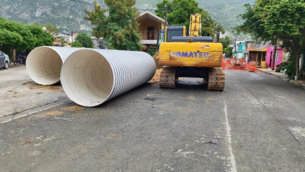 Inician Obras De Drenaje Pluvial Monterrey. Drenaje Pluvial En Colonia Francisco Villa - Los Industriales