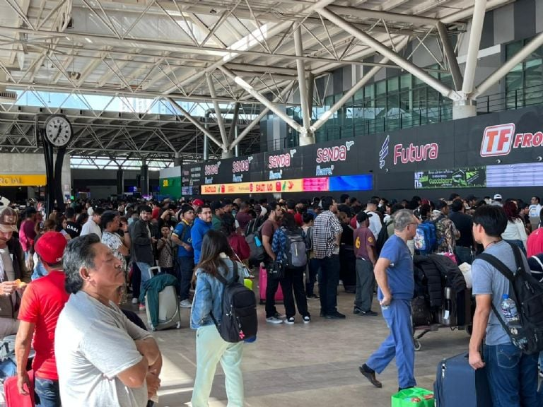 Image - Los Industriales La Central De Autobuses Registra Alta Afluencia Por El Periodo Vacacional Y Las Vacaciones De Diciembre, Con Largas Filas Y Operativos Especiales.