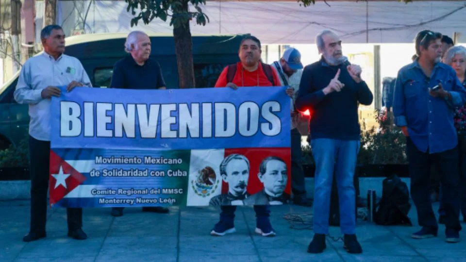 Image - Los Industriales Colectivos Regios Protestan Y Exigen a Sheinbaum Romper Lazos Militares Con Estados Unidos Y Muestran Apoyo a Venezuela Y Cuba.