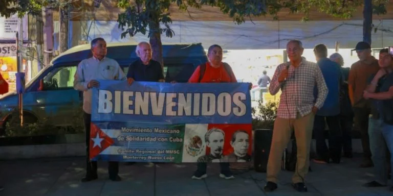 Image - Los Industriales Colectivos Regios Protestan Y Exigen a Sheinbaum Romper Lazos Militares Con Estados Unidos Y Muestran Apoyo a Venezuela Y Cuba.