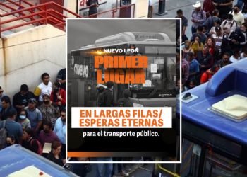 Imagen De Portada Sobre La Falta De Transporte Y Cómo Causa Largas Filas Y Eternas Esperas En Nuevo León - Los Industriales