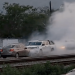 Conductor-maneja-en-sentido-contrario - Los Industriales Camioneta Blanca Con Humo Espeso Que Ondea Desde Su área De Motor En Una Calle Porque Un Conductor Maneja En Sentido Contrario En San Nicolás Y Provoca Altercado Vial - Los Industriales
