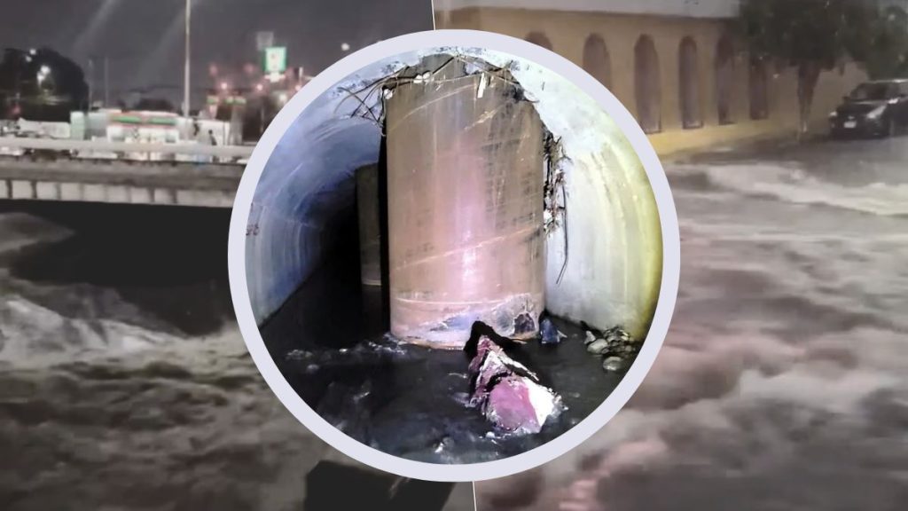 Pluvial Dañado Causa Inundaciones En Nuevo León