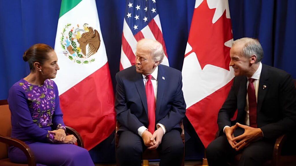 Claudia Sheinbaum, Donald Trump Y Mark Carney - Los Industriales